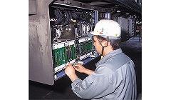 制御装置の検査写真