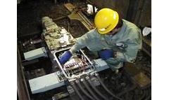 転てつ機の点検