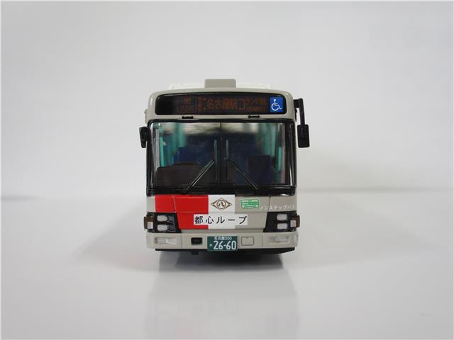 全国バスコレ80　都心ループバスの正面からの画像