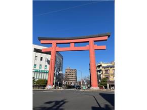 豊国神社大鳥居から秀吉ゆかりの地を巡るコース1