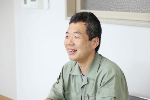 インタビューの様子