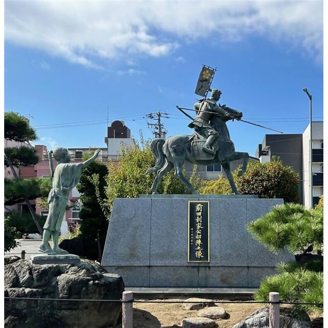 前田利家公初陣之像の画像